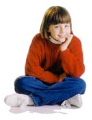 Child sitting on Austin Healthmate